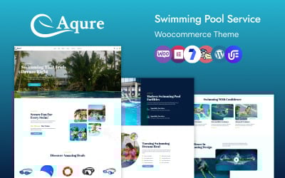 Aqure – WooCommerce WordPress-Theme für Schwimmbadreinigung und -wartung