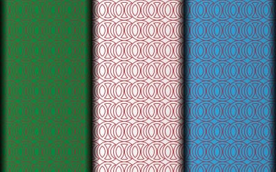 circle rounded style vector eps pattern design.