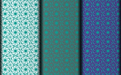 Colorful Geometric Pattern Background Template