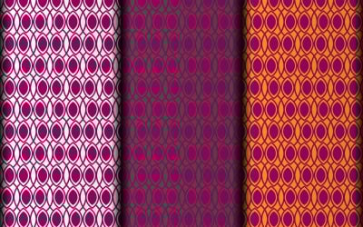 purple color seamless style pattern design template.