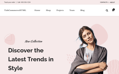 TishCommerceHTML – E-Commerce-HTML-Vorlage