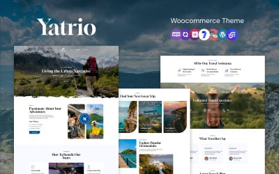 Yatrio – WooCommerce WordPress-Theme für Camping und Outdoor-Shops