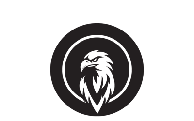 Bold Eagle Mascot Logo Template
