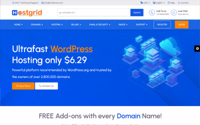 Hostgrid – WHMCS Barındırma ve Faturalama Teması