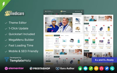 Medicare - 药房和药品商店 PrestaShop 主题
