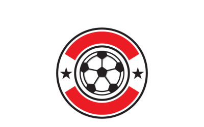 Logo de football moderne (conception vectorielle)