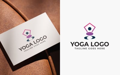 Abstract Yoga Logo Design