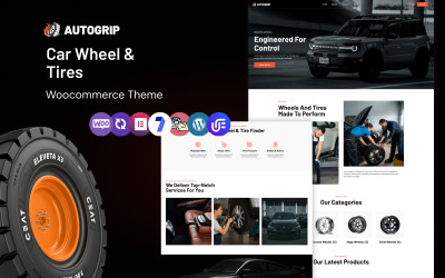 Autogrip – uniwersalny motyw WooCommerce dla felg i opon samochodowych