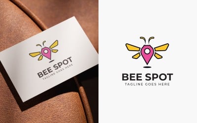 Bee Spot Logo Design Template