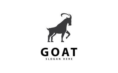 Goat Logo and symbol vector icon V3 design