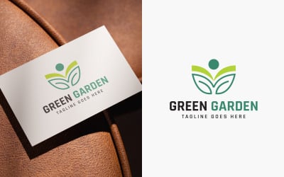 Green Garden Logo Design Template