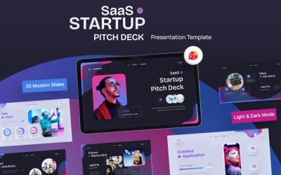 Luminae - SaaS Startup Pitch Deck PowerPoint