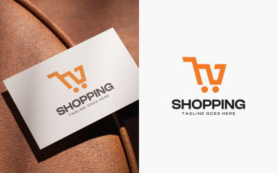 Modern shoppinglogotypdesign