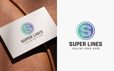 Super Lines Circle Logo Template