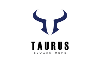 Taurus logo icon template design V2