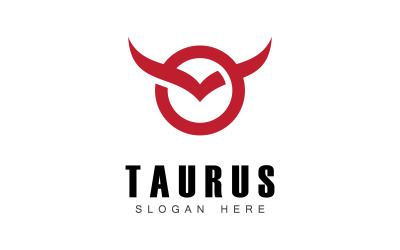 Taurus-Logo-Symbolvorlage Design V4
