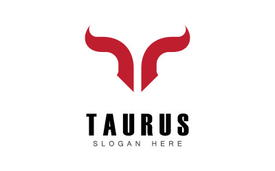 Taurus-Logo-Symbolvorlage Design V6