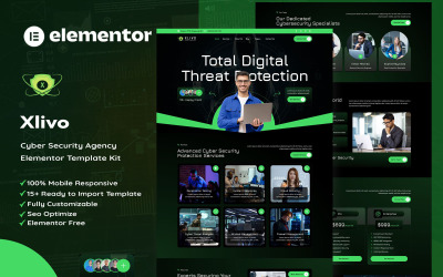 Xlivo - Набор инструментов Elementor для агентств кибербезопасности