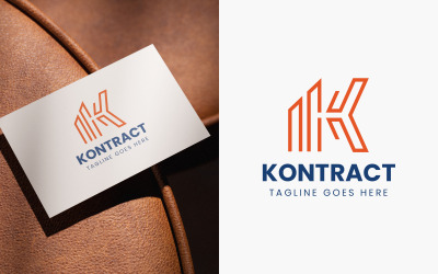 Modern K Letter Logo Design Template