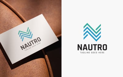 Modern Nautro Tech Logo Design