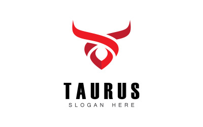 Taurus-Logo-Symbolvorlage Design V9