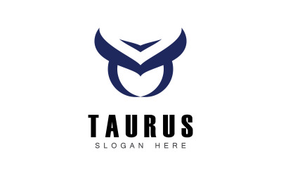 Taurus logo pictogram sjabloon ontwerp V0