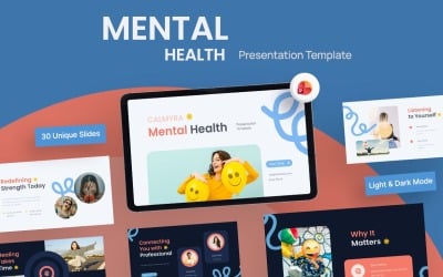 Calmyra - Plantilla de PowerPoint sobre salud mental