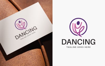 Creative Dance Studio Logo Design Template