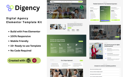 Digency - Digital Marketing Agency Elementor Template Kit