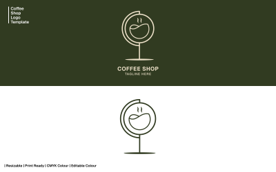 Globe Coffee Shop-logotypmall