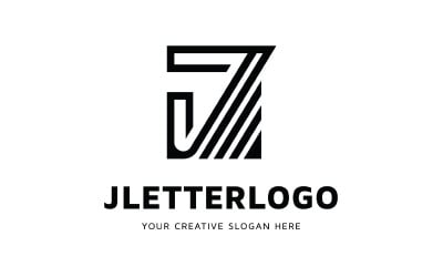 Logo multifunzionale con monogramma a forma di J