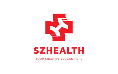 SH Letter Health-logotypdesign