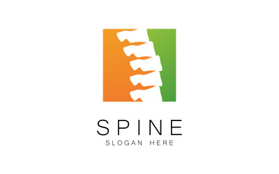 Spine care symbol logo template vector illustration design V9