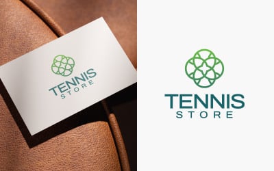 Tennis Store Logo Design Template