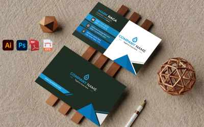 Creative Business Card Design Template - Corporate Identity Template - Visiting Card