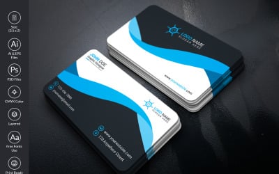 Creative Business Card Design Template V12