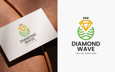 DiamondWave Logo Design Template