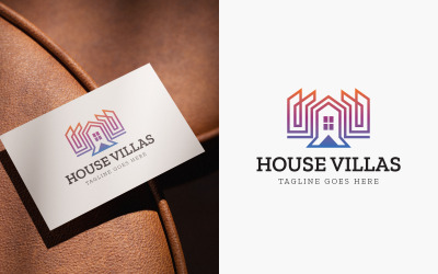 House Villas Logo Design Template