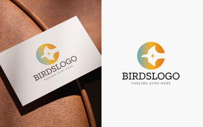 Modern Birds Logo Design Template