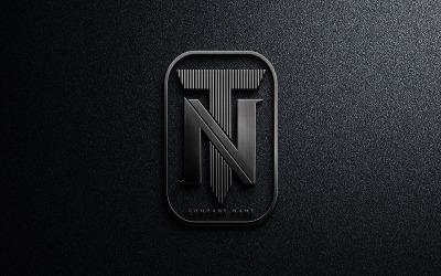 Profesjonalne logo z monogramem TN i NT dla firm korporacyjnych