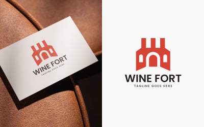 WineFort Logo Design Template