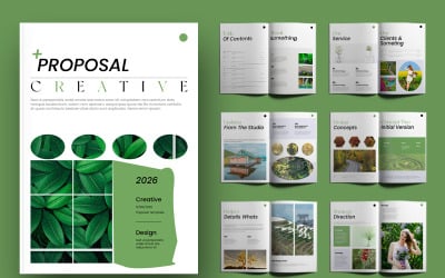 Corporate Proposal Brochure Template Design