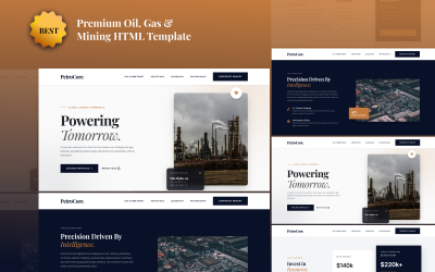 PetroCore – Oil and Gas Company Website Template