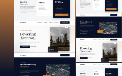 PetroCore - Template HTML5 responsive per aziende del settore petrolifero, del gas, energetico e minerario.