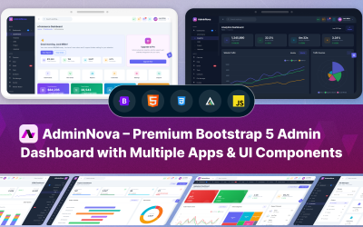 AdminNova – преміум-шаблон панелі адміністратора Bootstrap 5