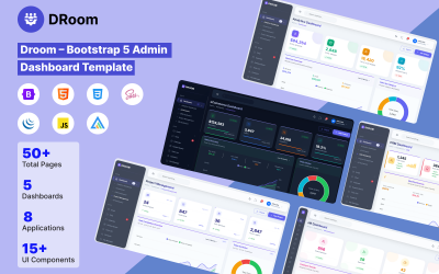 Droom – Modelo de painel de administração Bootstrap 5