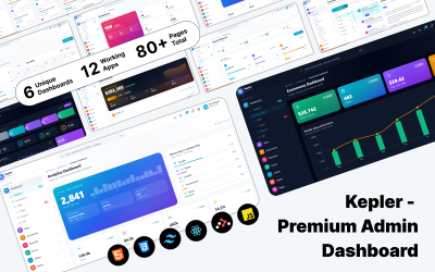 Kepler Console – Modelo Premium de Painel de Administração React