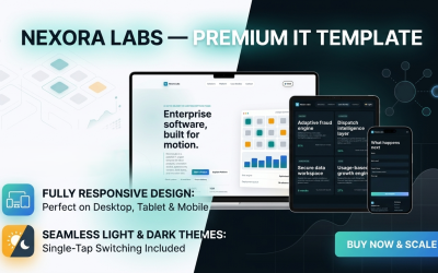 Nexora Labs — 高级企业 IT | SaaS 多页面 HTML 模板
