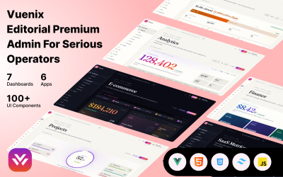 Vuenix – Premium Vue 3 Admin Dashboard Template