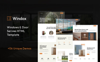 Windox | Plantilla HTML para servicios de ventanas y puertas